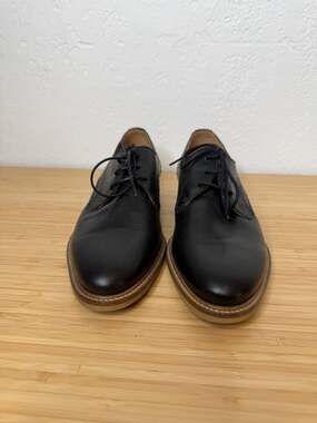 Marc O'Polo woman  Black Leather Derby Shoes - usa size 6